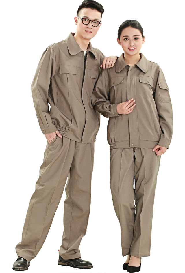 HR-806款帆布雙層茄克工作服款式圖片大全 HR-806款帆布雙層茄克工作服定制款式